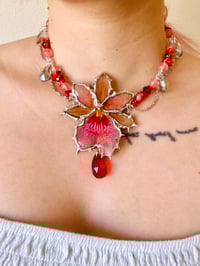 Image 2 of ♥️⛓️Soldered Miltonia Choker⛓️♥️