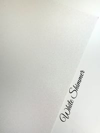 White Shimmer Glitter