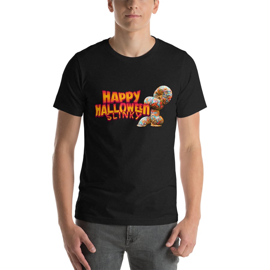 Image of Happy Halloween Slinky T-shirt 