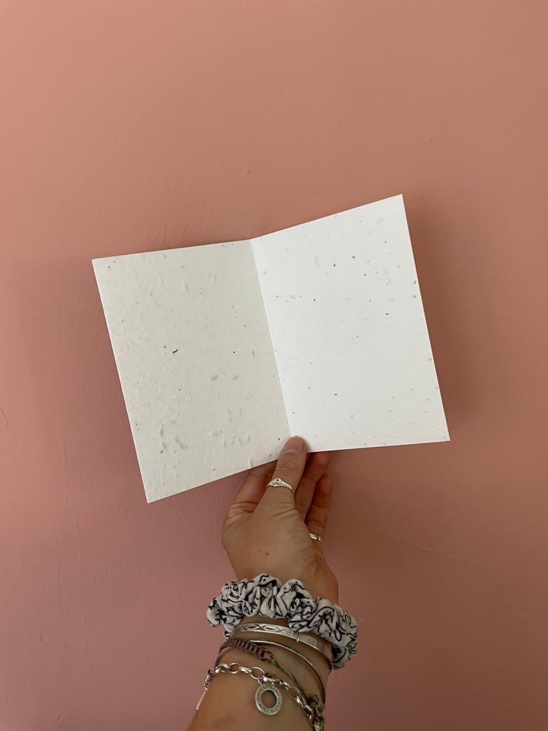Plantable Seed Card - Floral Pattern Image 4