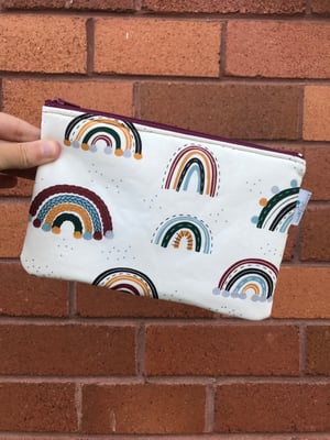 Image of Flat Zipper Pouch/Pencil Case Small - Various 