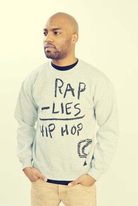 Image of RAP - LIES = HIP HOP (CREWNECK)