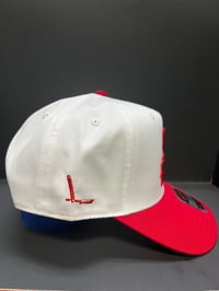 Image 2 of Get Faded straight razor Red & white Hat 