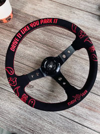 Image 2 of SC Suede Steering Wheel