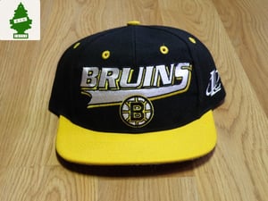 Image of boston bruins logo athletic snapback