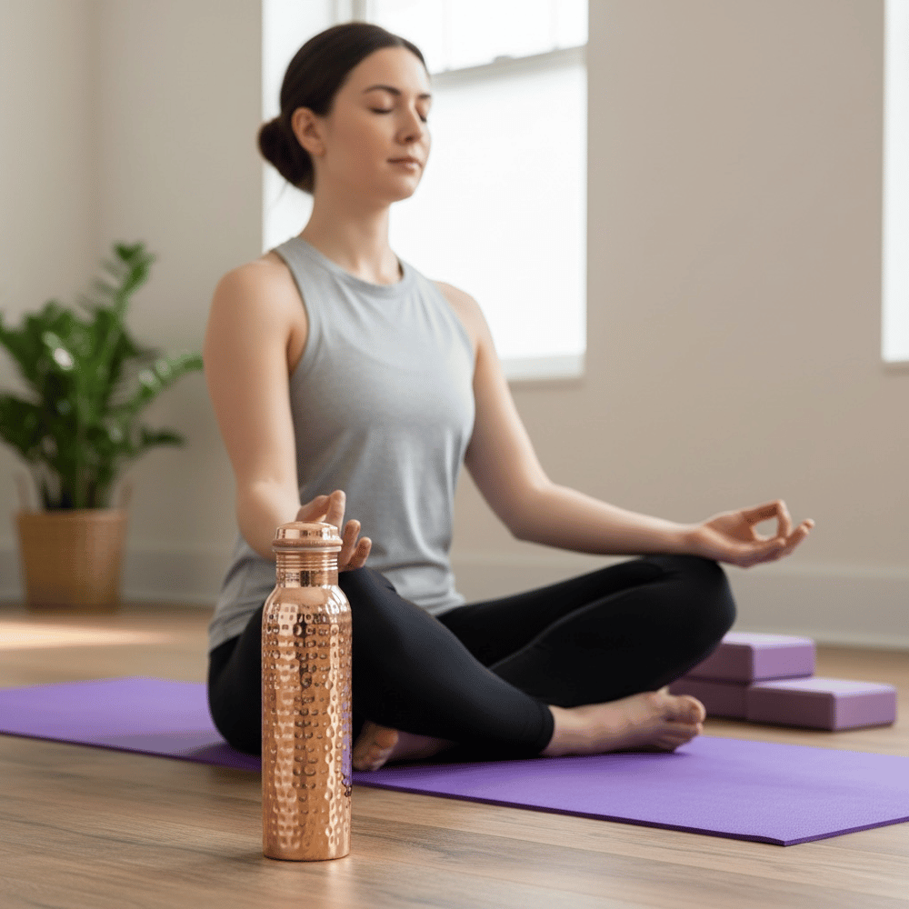 Image of Copper Water Bottle #5