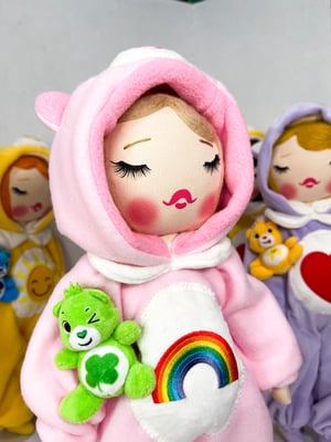 Image of RESERVED FOR STACEY CAREBEAR INSPIRED MEDIUM ART DOLL 