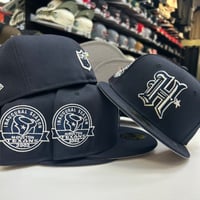Image 2 of New Era 59Fifty Team Navy - White 