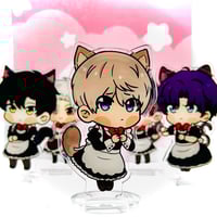 Image 1 of Cat maid wiggly standees 