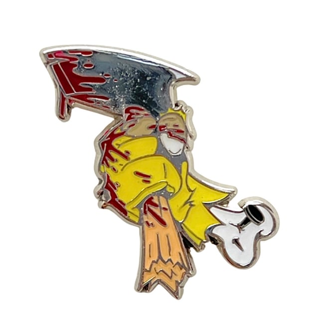 Bad To The Bone Slasher Pin - The Bride