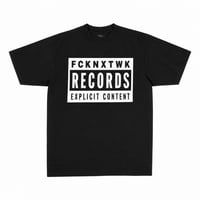 Fcknxtwk Records Blk tee