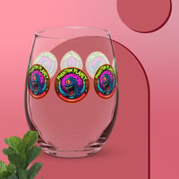 Stemless wine glass