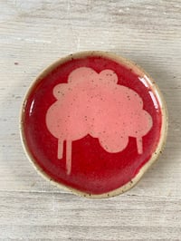 Image 1 of Pink & red spoon rest