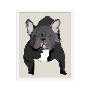 Image of FRENCH BULLY FRAMED ART