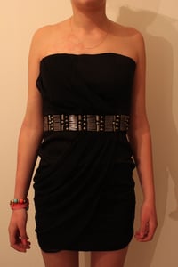 Image of Black, formal evening dress