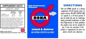 Image of Bona - Hard One Pills