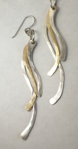 Image of  Liquid Metal Earrings SOLD