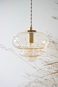Image 3 of Baladeuse Ou Suspension Globe Ambré .