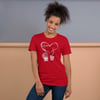 Love You  a Latte Valentine Unisex t-shirt