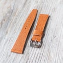 20mm Corfam Style Pumpkin Pigskin - Stitchless