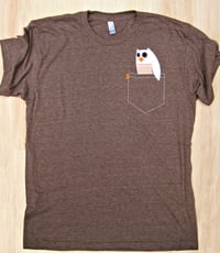 Image 1 of Pocket P'Owl Unisex T-Shirt (Adult)