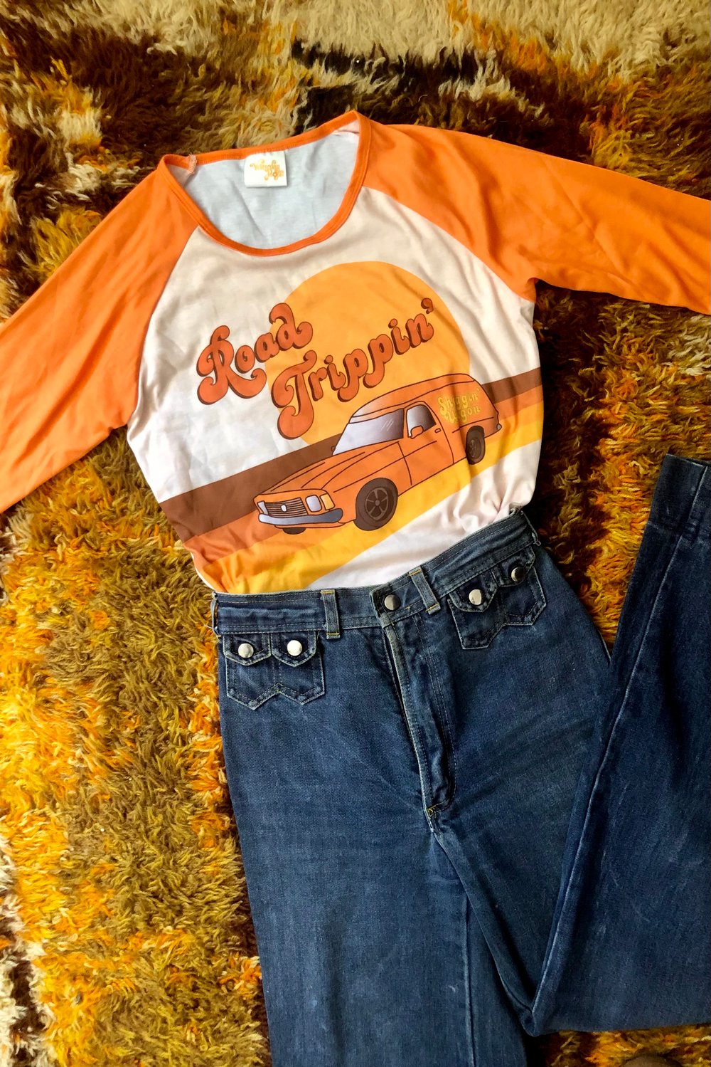 Road Trippin' Raglan T