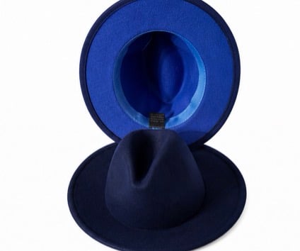 Image of  Dual Tone Luxe Fedora