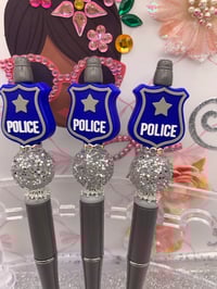 Police Silver Bead Pen 
