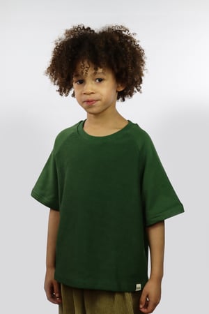 Image of Active T-Shirt - French Terry - Green