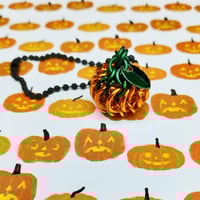 Image 1 of Chainmaille Pumpkin Patch Keychain