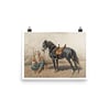 Resting Somborac and Horse (print)