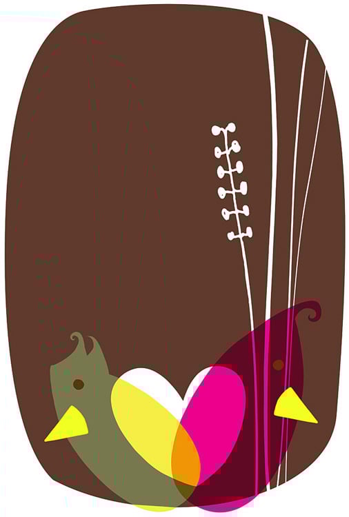 Image of Love Birds Art Print
