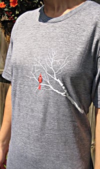 Image 3 of Cardinal and Branches Unisex Tee (Adult)