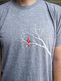 Image 4 of Cardinal and Branches Unisex Tee (Adult)
