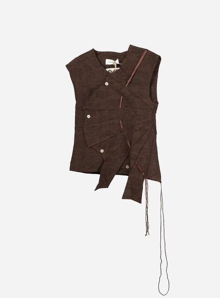 Image of ÆNRMÒUS - Nissin Vest (Brown)