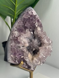 Image 5 of ICY AMETHYST CLUSTER WITH CUSTOM STAND -BRAZIL-