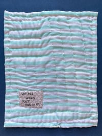 Image 5 of Navy Blue - hand sewn wall quilt 