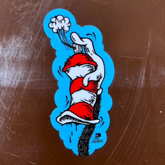 Image of Can in the Hat sticker