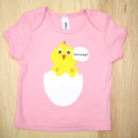 Image 1 of Howdy Chick Pink Infant & Baby tee