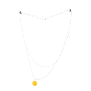 Image of Collier 1 Pastille Argent