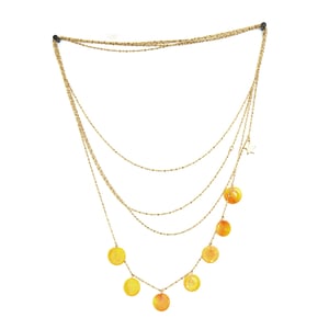 Image of Sautoir 7 Pastilles Or