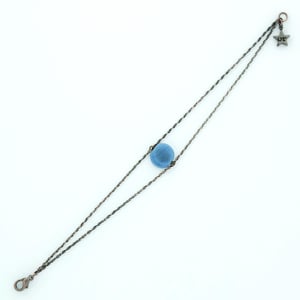 Image of Gourmette double 1 Pastille Bronze