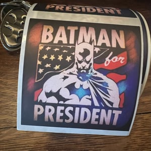 Image of Batman for President Sticker