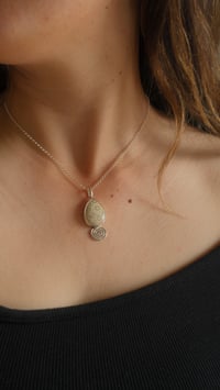 Image 1 of Coral & Spiral Pendant 