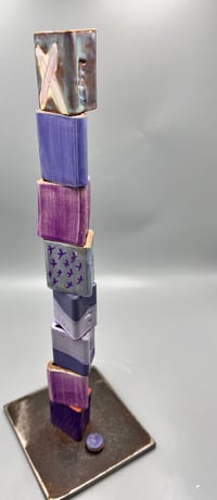 Image 3 of Purple Birds- Helen Hierta Meditation Totem