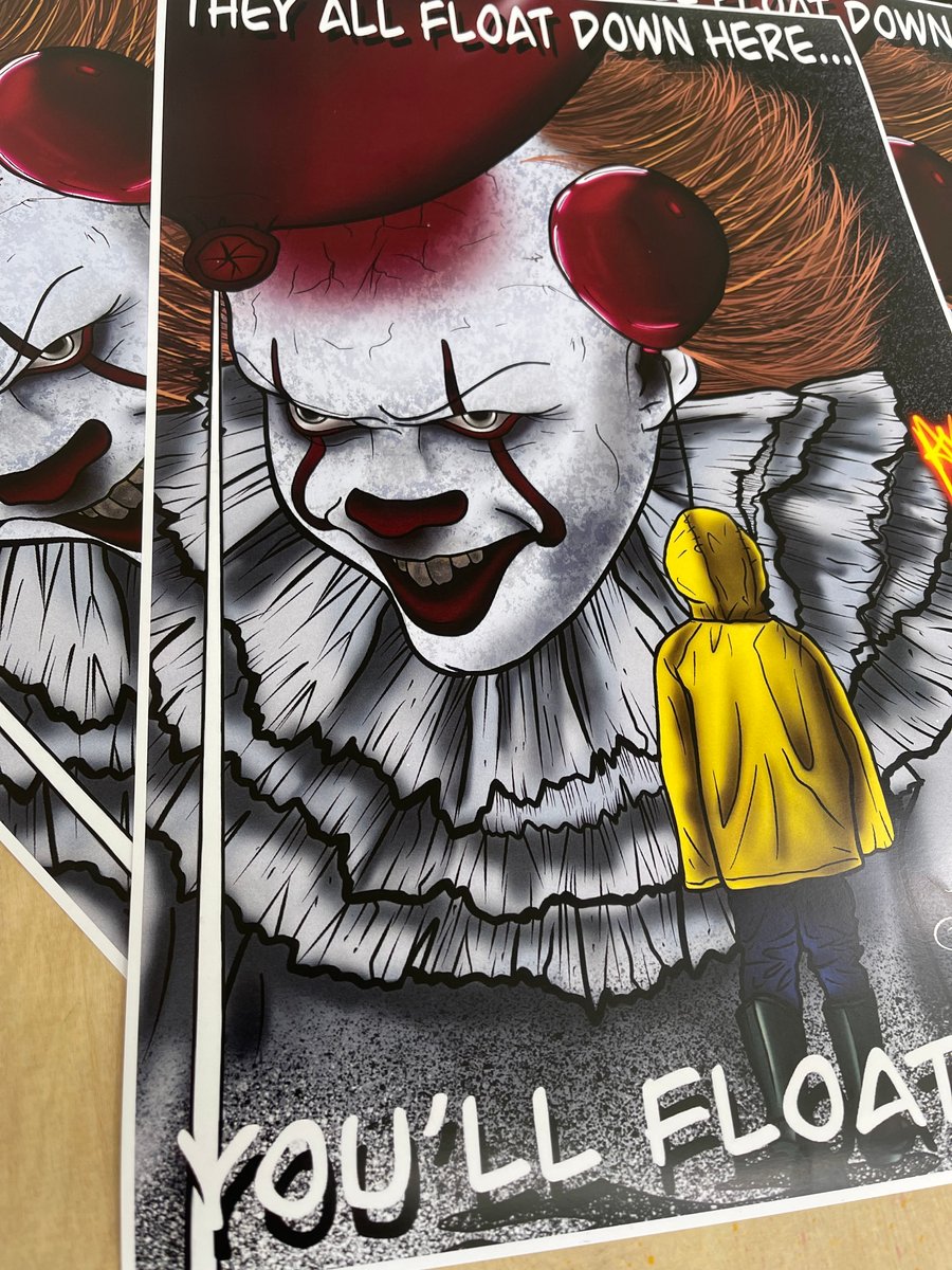 You'll Float Too (Pennywise) - High-quality Handcrafted Vibrant