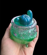 Image 6 of Spooky Cauldron - Hand poured resin decor - Altar & Halloween display