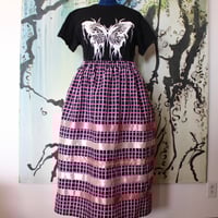 Image 2 of Black & Pink Ribbonskirt