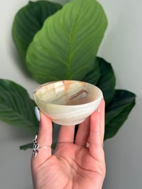 Image 1 of SMALL GREEN CALCITE BOWLS