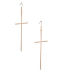 Crave Long Cross Earrings